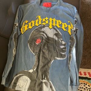 Godspeed Blue Long Sleeve Tee